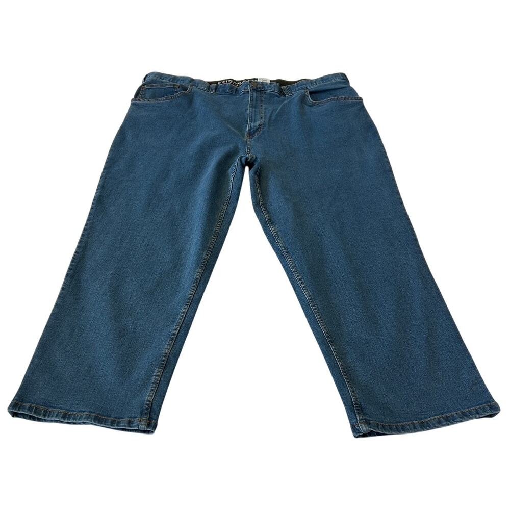HB Harbor Bay Jeans Men's Continuous Comfort Medium Wash Loose Fit 44x27 NWT